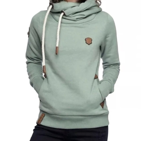 Naketano Tops - Naketano Darth Hoodie Women’s Sage Green SZ S